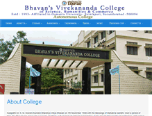 Tablet Screenshot of bhavansvc.org
